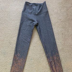 Beyond Yoga Rose Gold Shimmer Legging